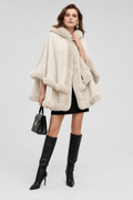 Cape Femme Longue en Laine