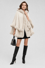 Cape Femme Longue en Laine