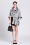 Cape Laine Femme Fourrure