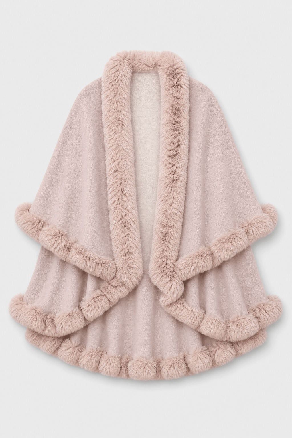 Cape Polaire Femme Rose
