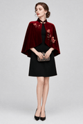 Cape Veste Femme rouge