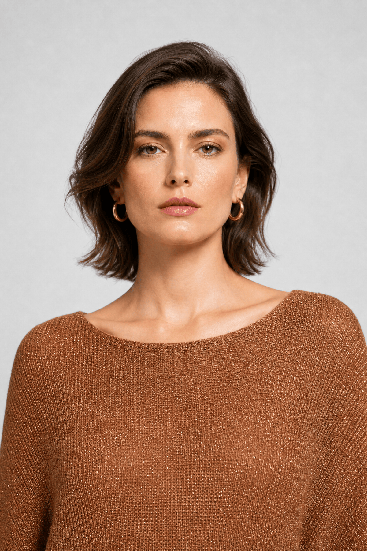 Cape Femme Légère Marron