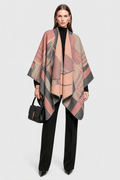 Cape Cachemire Femme Rose