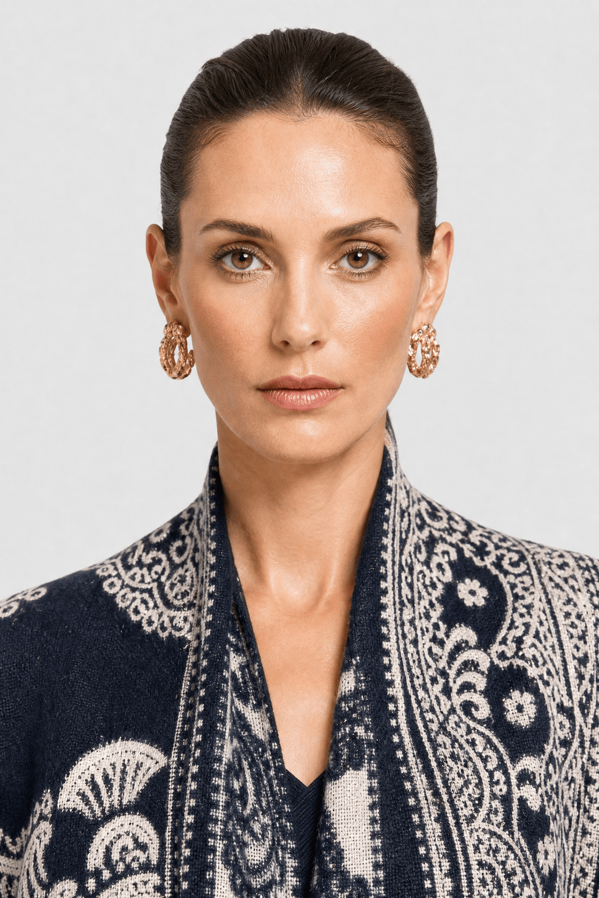 Cape Femme Bleu Marine Hiver