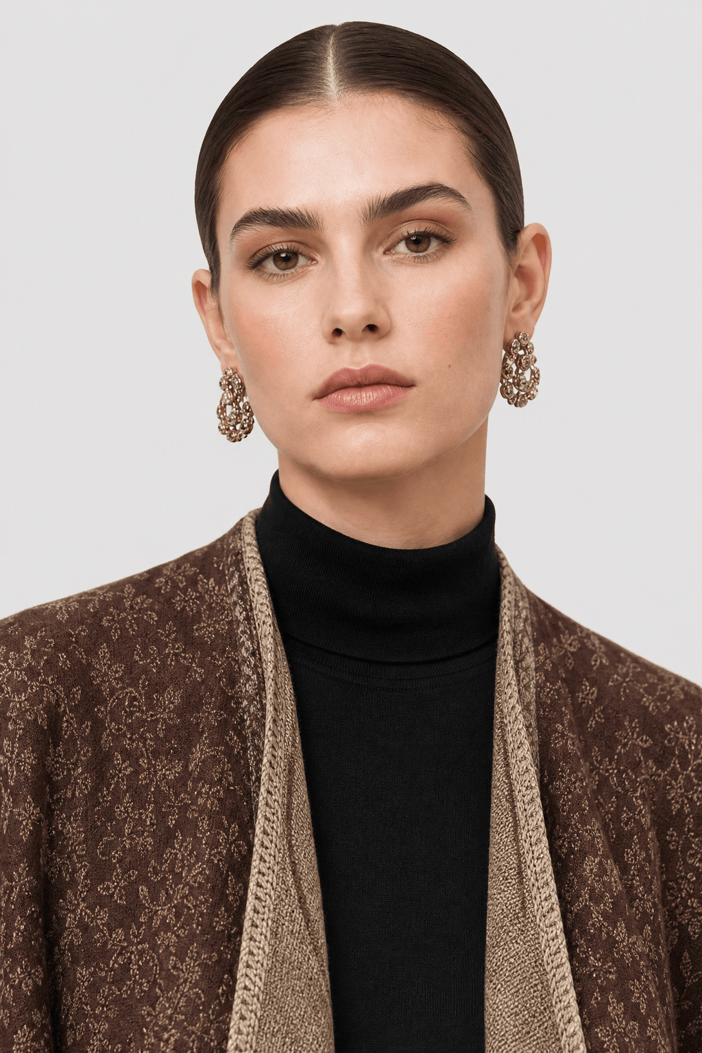 Cape Chaude Femme Ceinturée