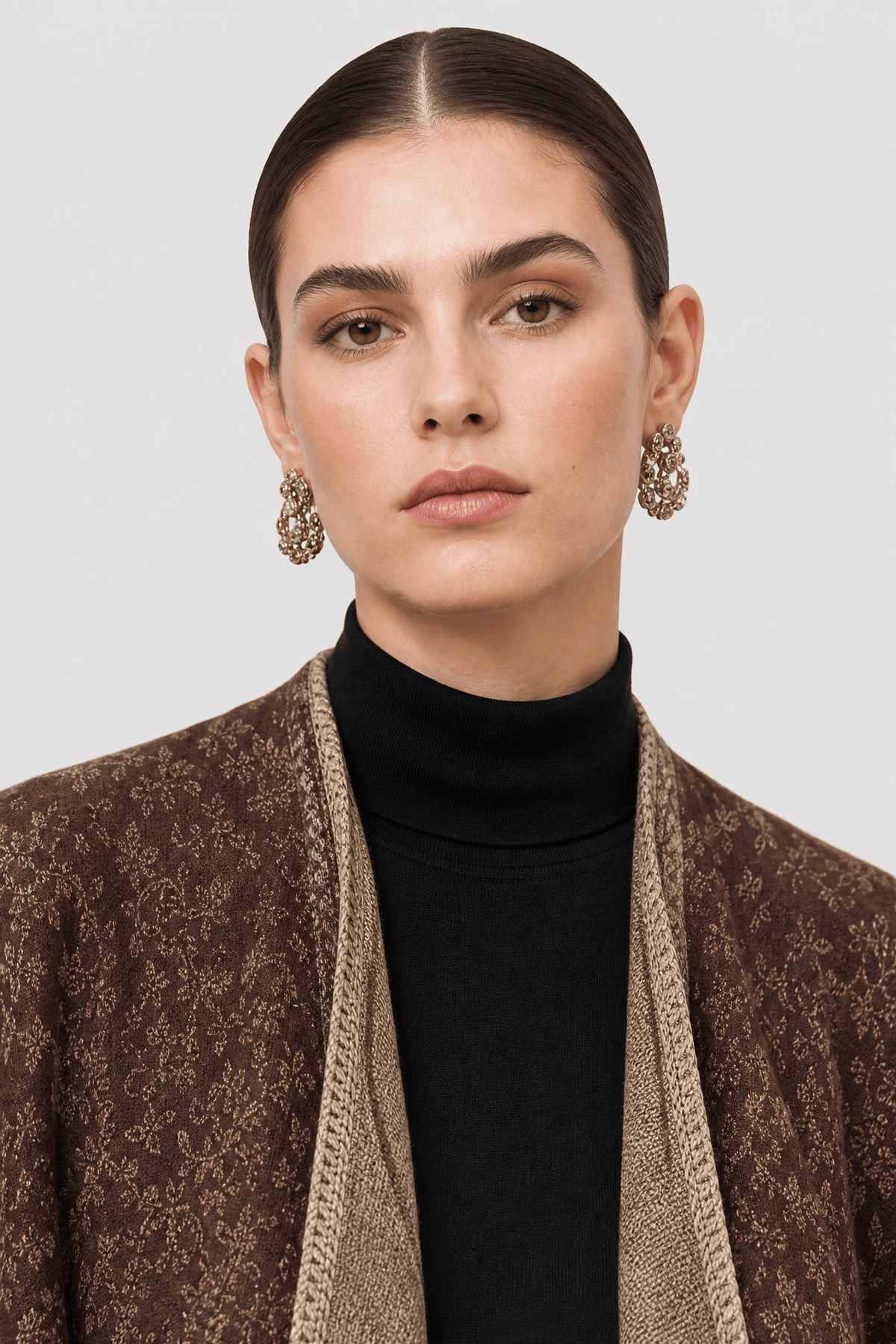 Cape Chaude Femme Ceinturée
