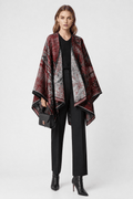 Cape Femme Ethnique Rouge
