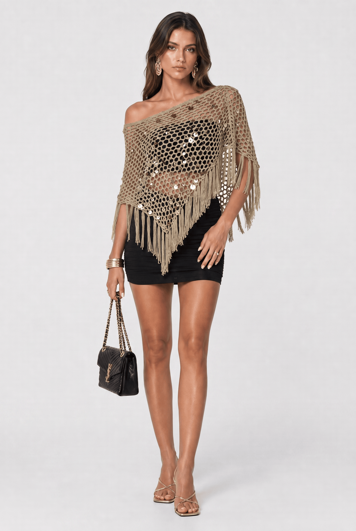 Cape Femme Noire Légère