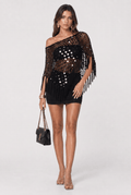 Cape Femme Noire Légère