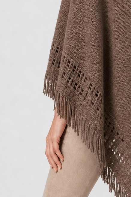 Cape Automne Femme à Capuche