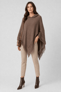 Cape Automne Femme à Capuche