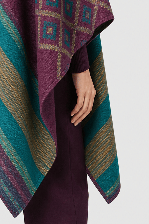 Cape Écossaise Femme Colorée