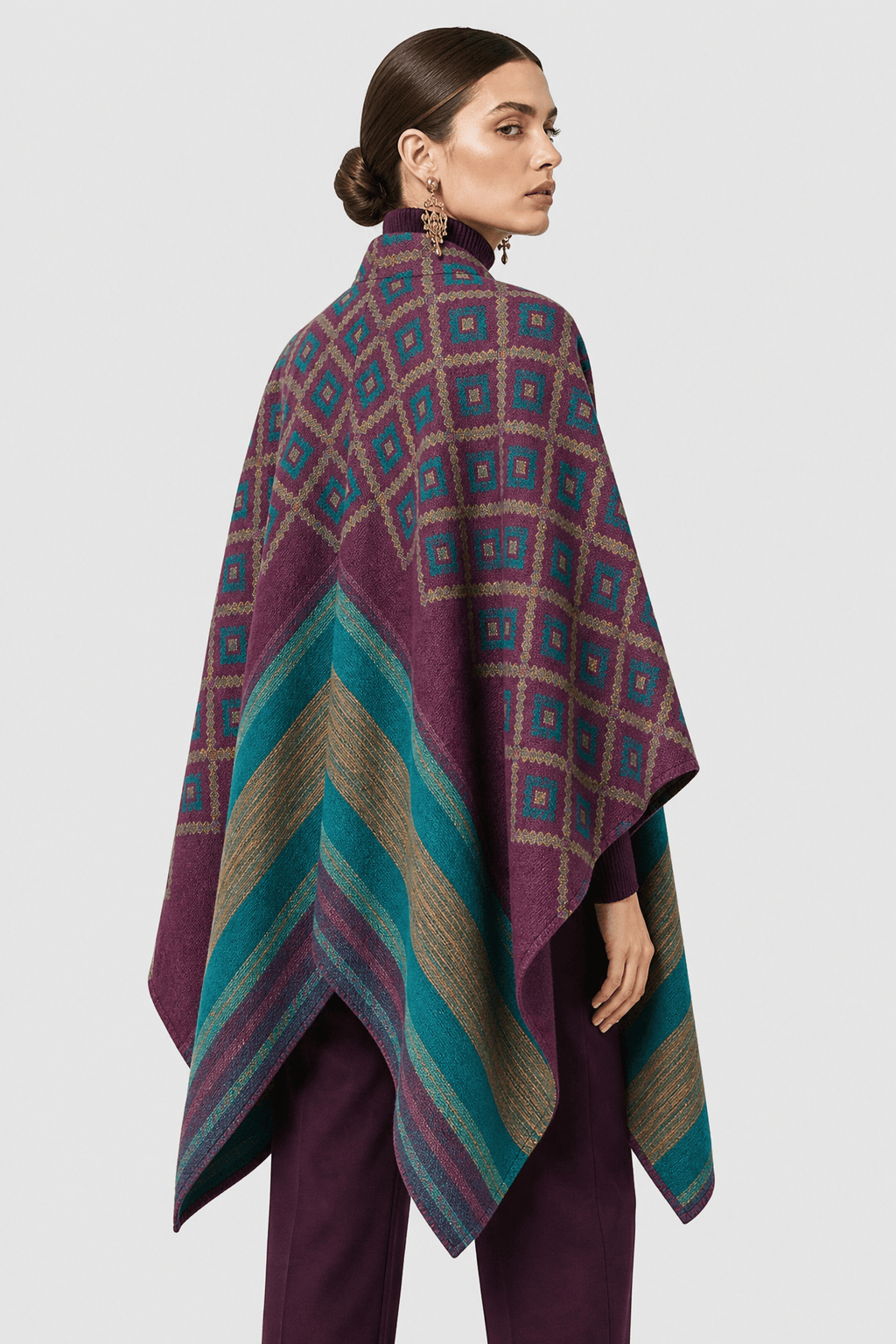Cape Écossaise Femme Colorée