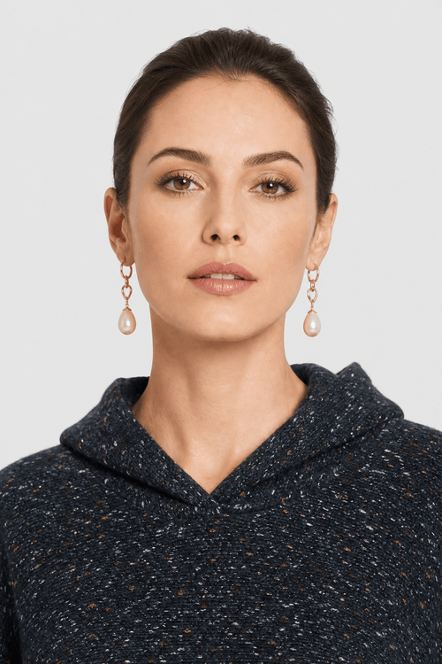 Cape à Capuche Femme Bleu Marine