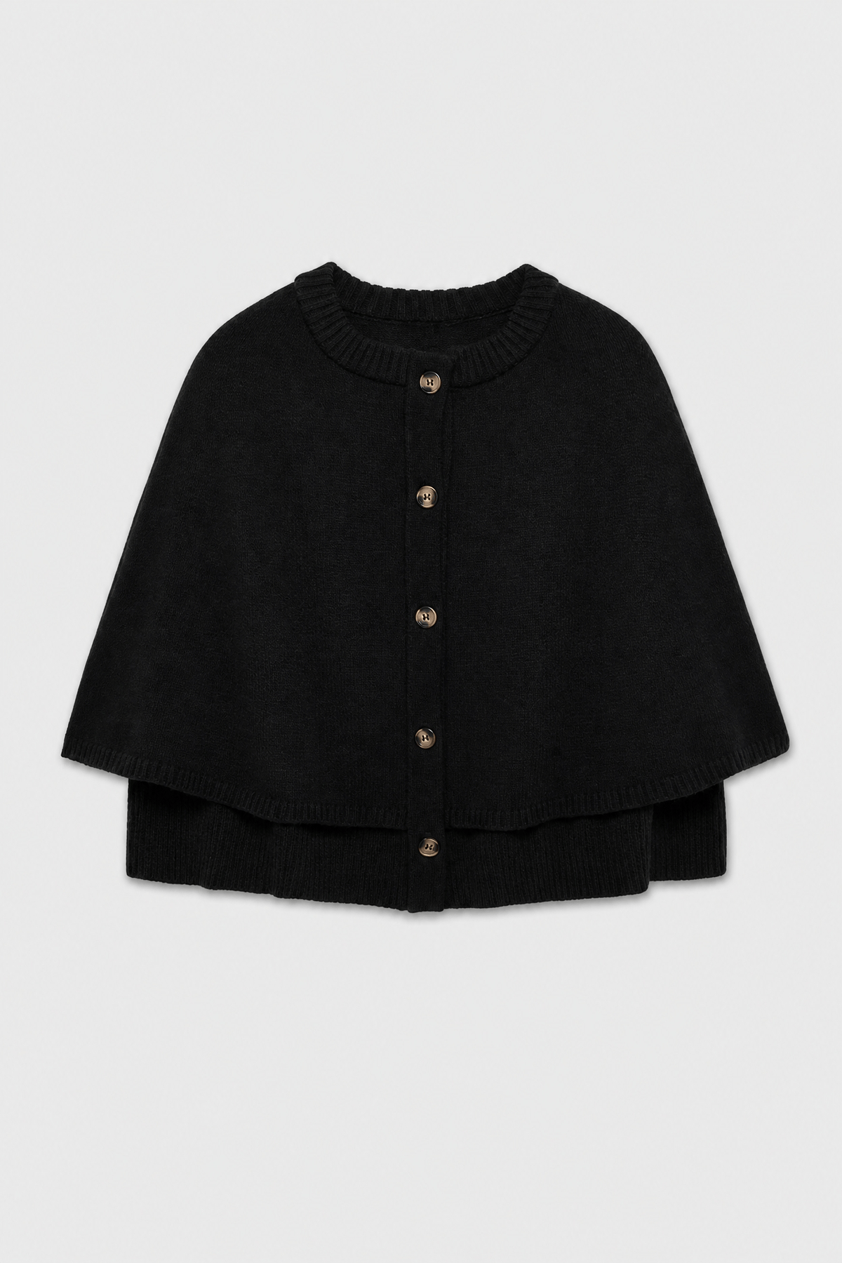 Veste Cape Noire Femme
