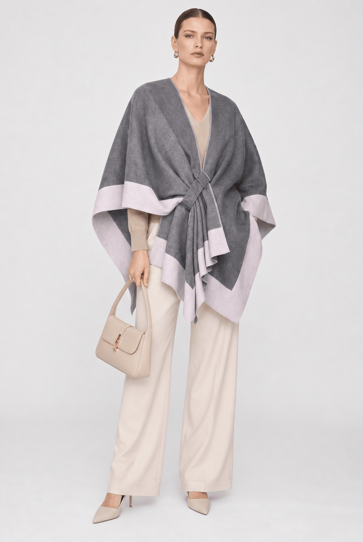 Gilet Cape Femme Cachemire