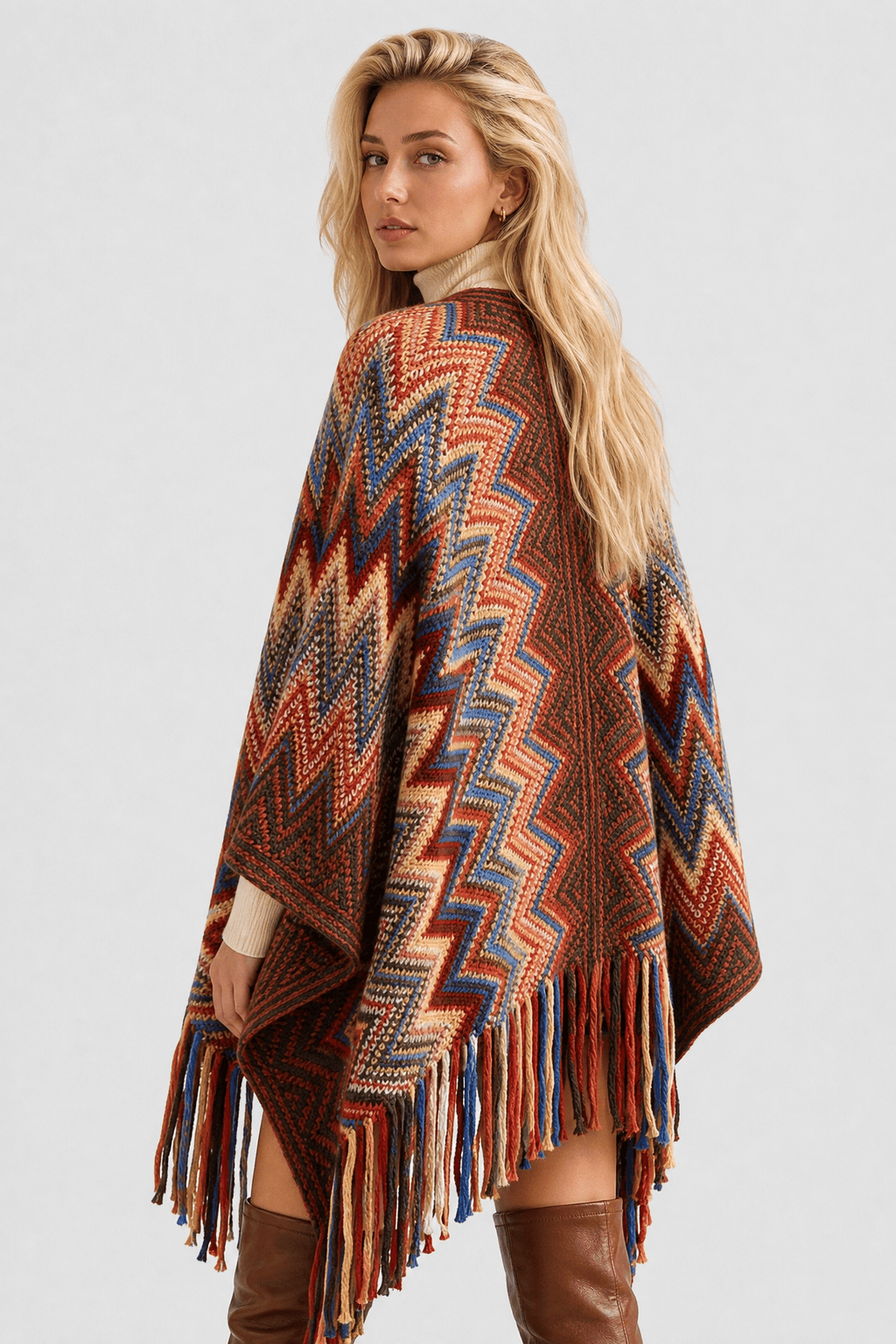 Cape Femme Hiver Ethnique
