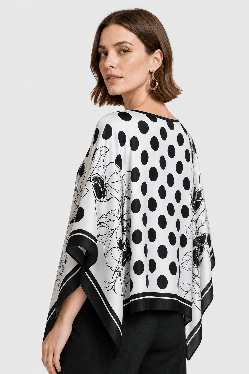 Cape Femme Légère à Pois