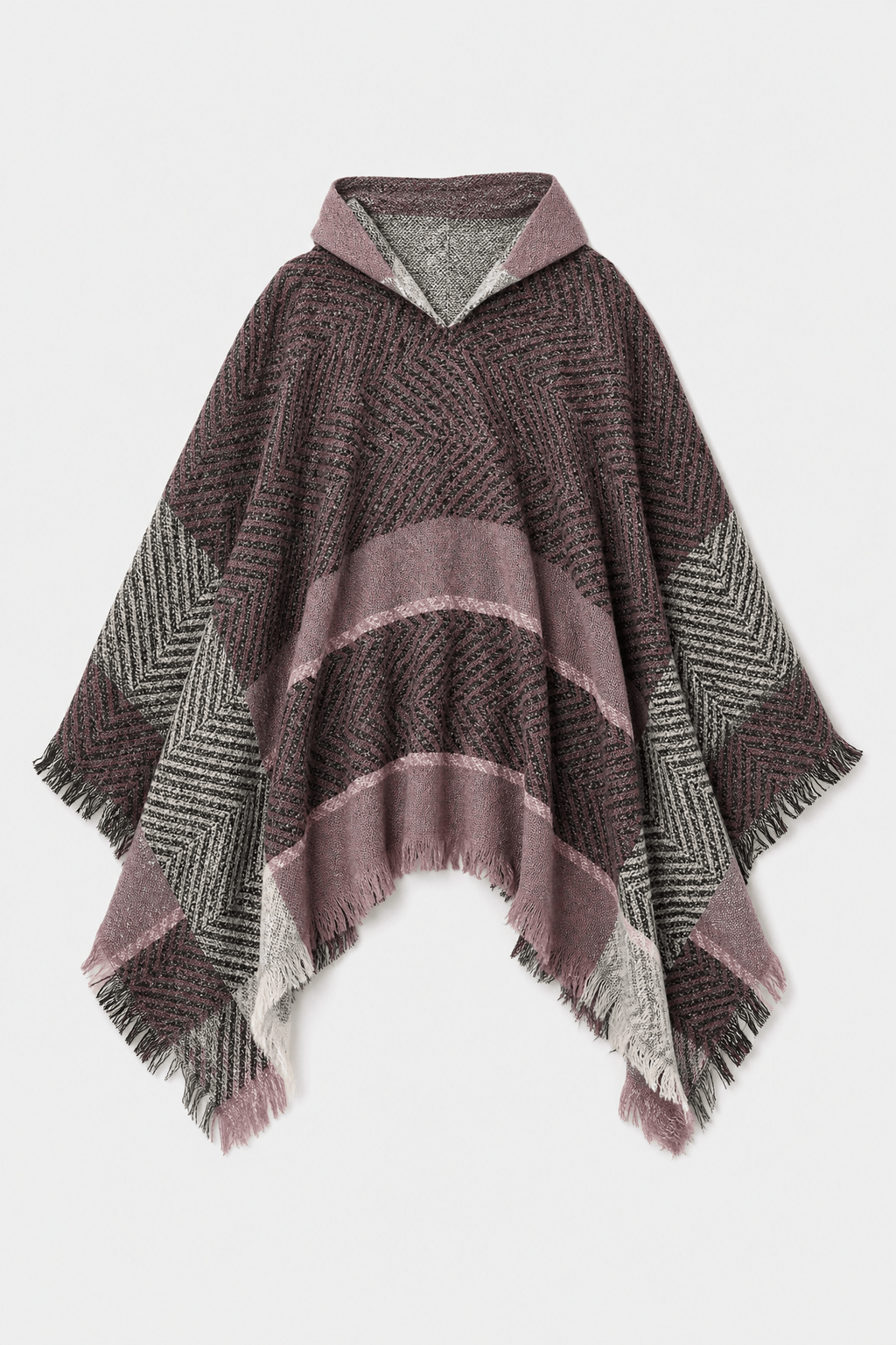 Cape à Capuche Femme Hiver