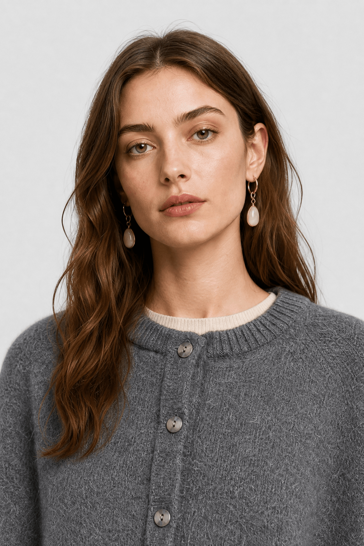 Veste Cape Courte Grise