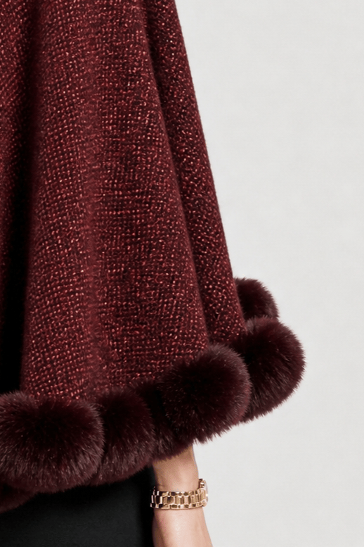 Cape de Soirée Femme Rouge