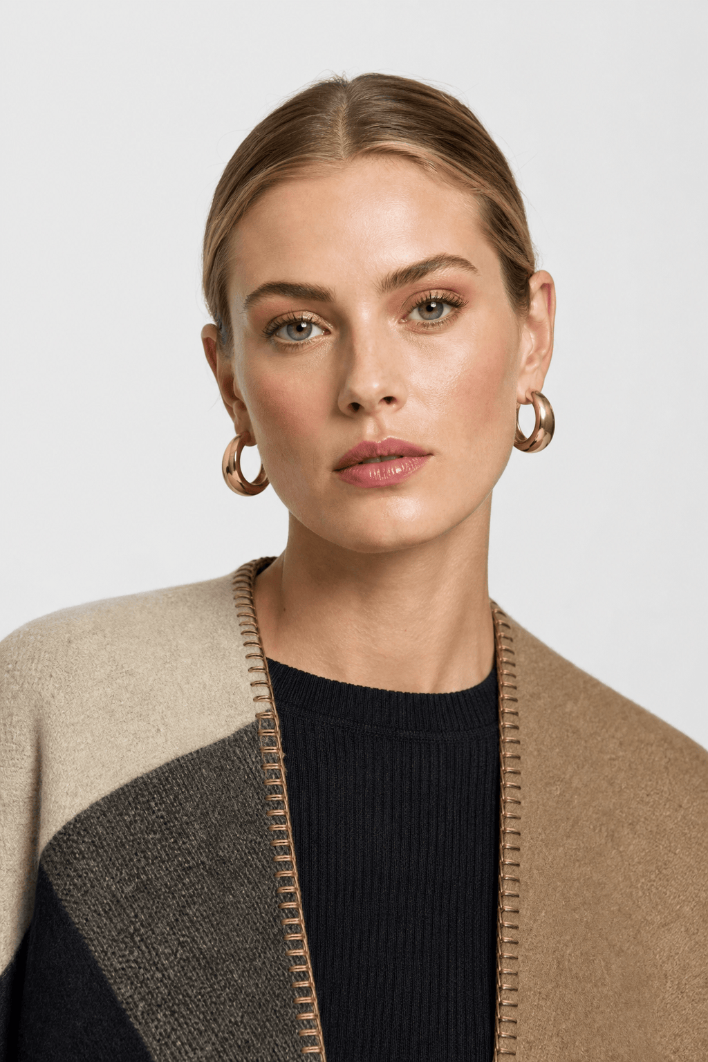 Gilet Cape Femme Grande Taille