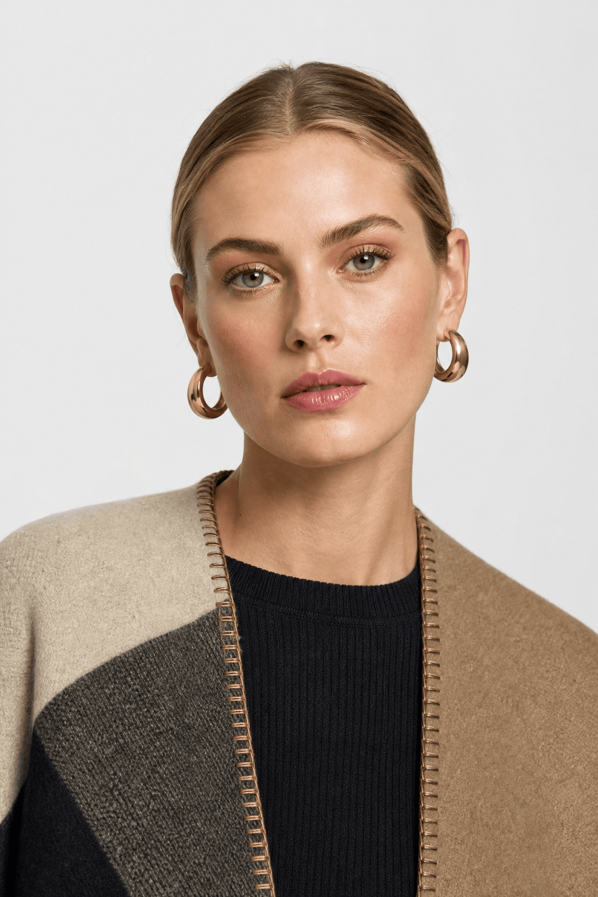 Gilet Cape Femme Grande Taille