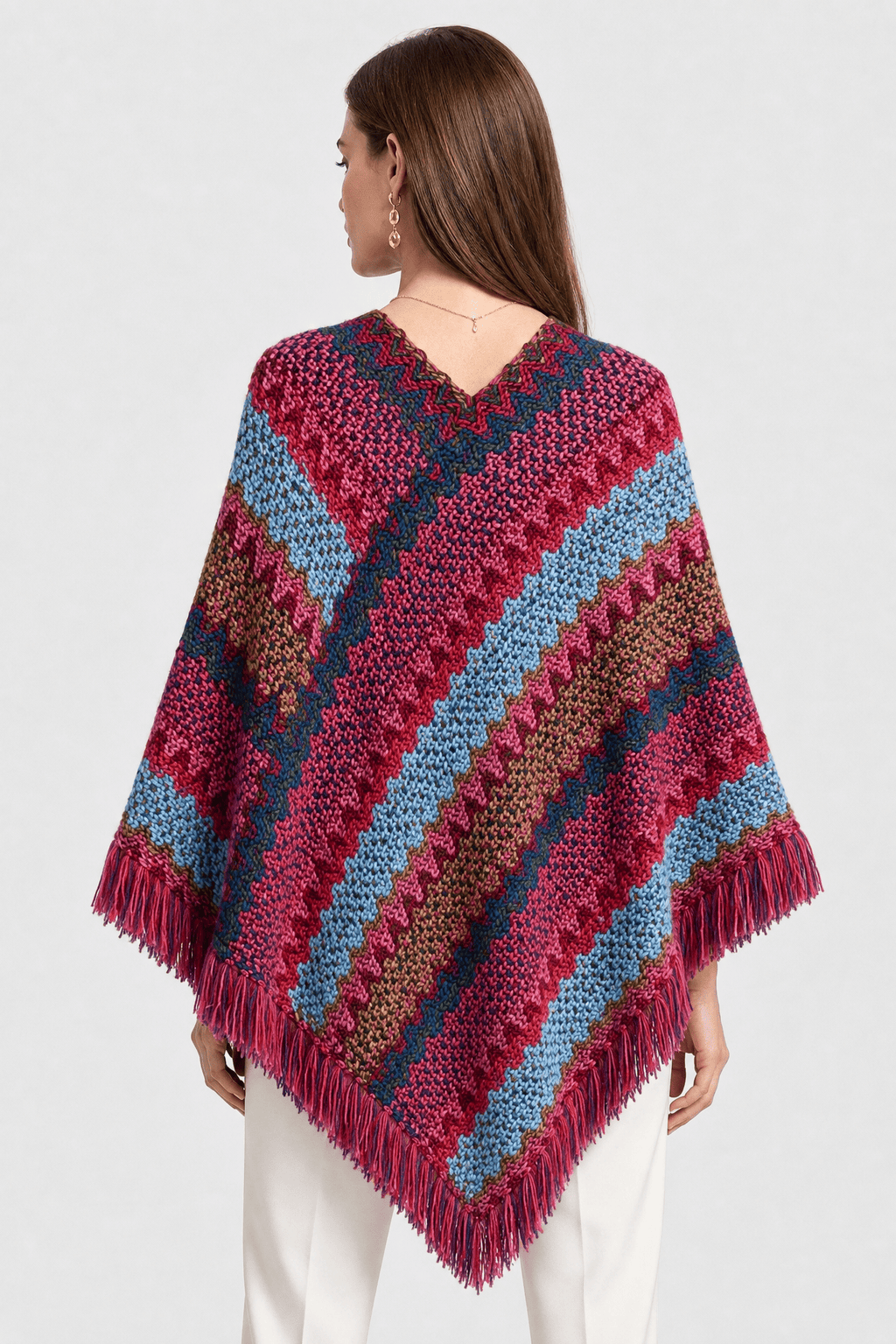 Cape Femme Originale à Franges