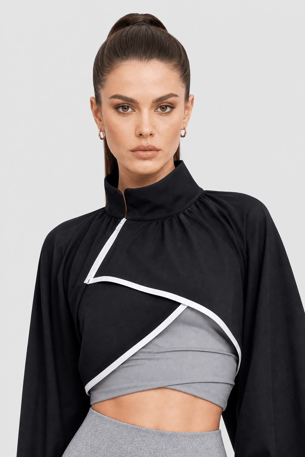 Cape Fluide Femme Noire