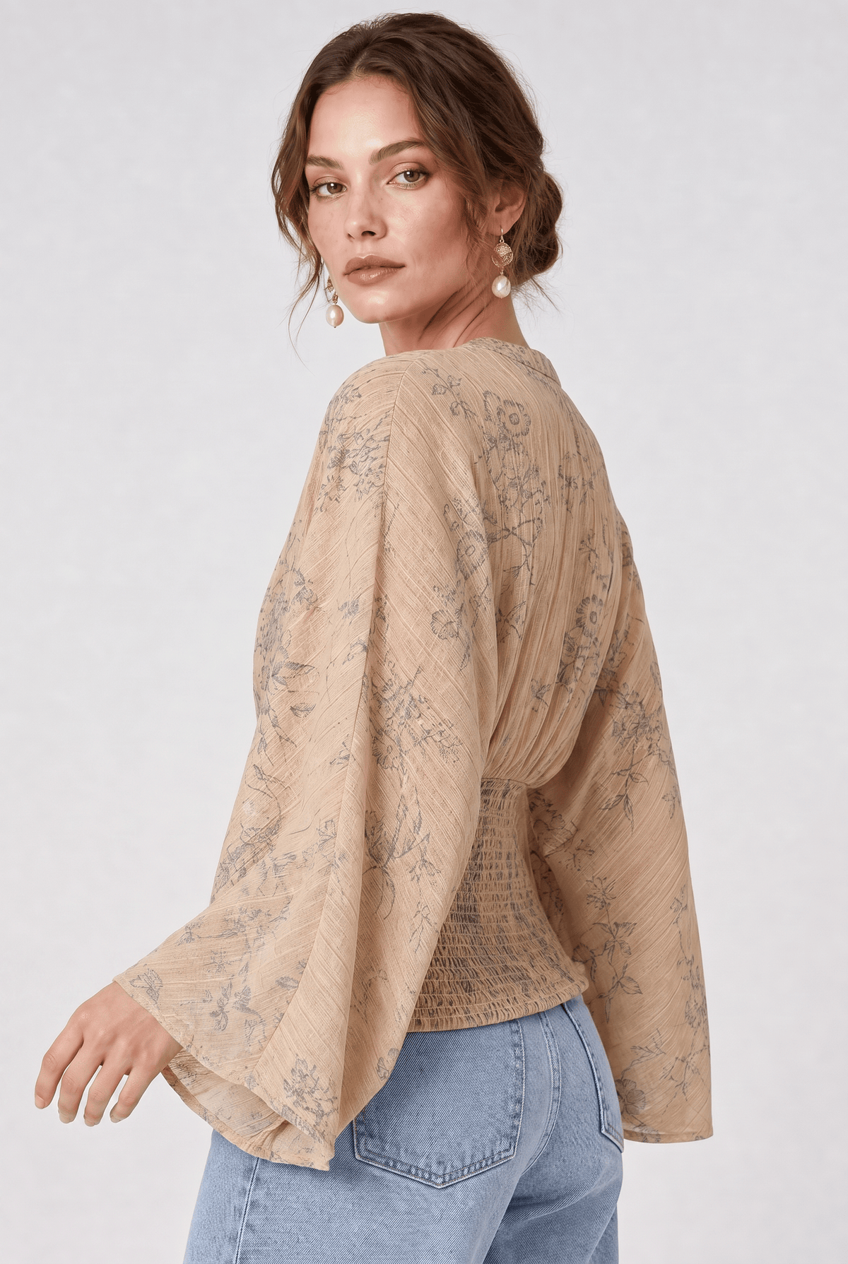 Cape Légère Femme Beige