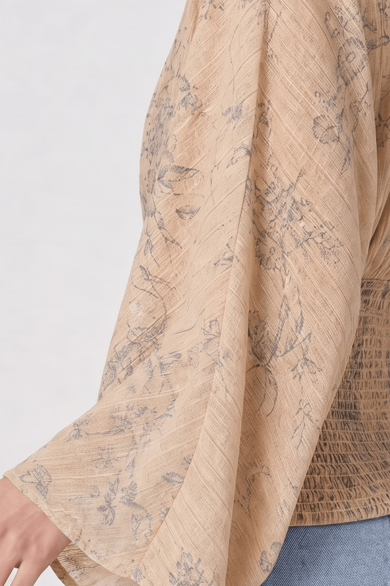 Cape Légère Femme Beige