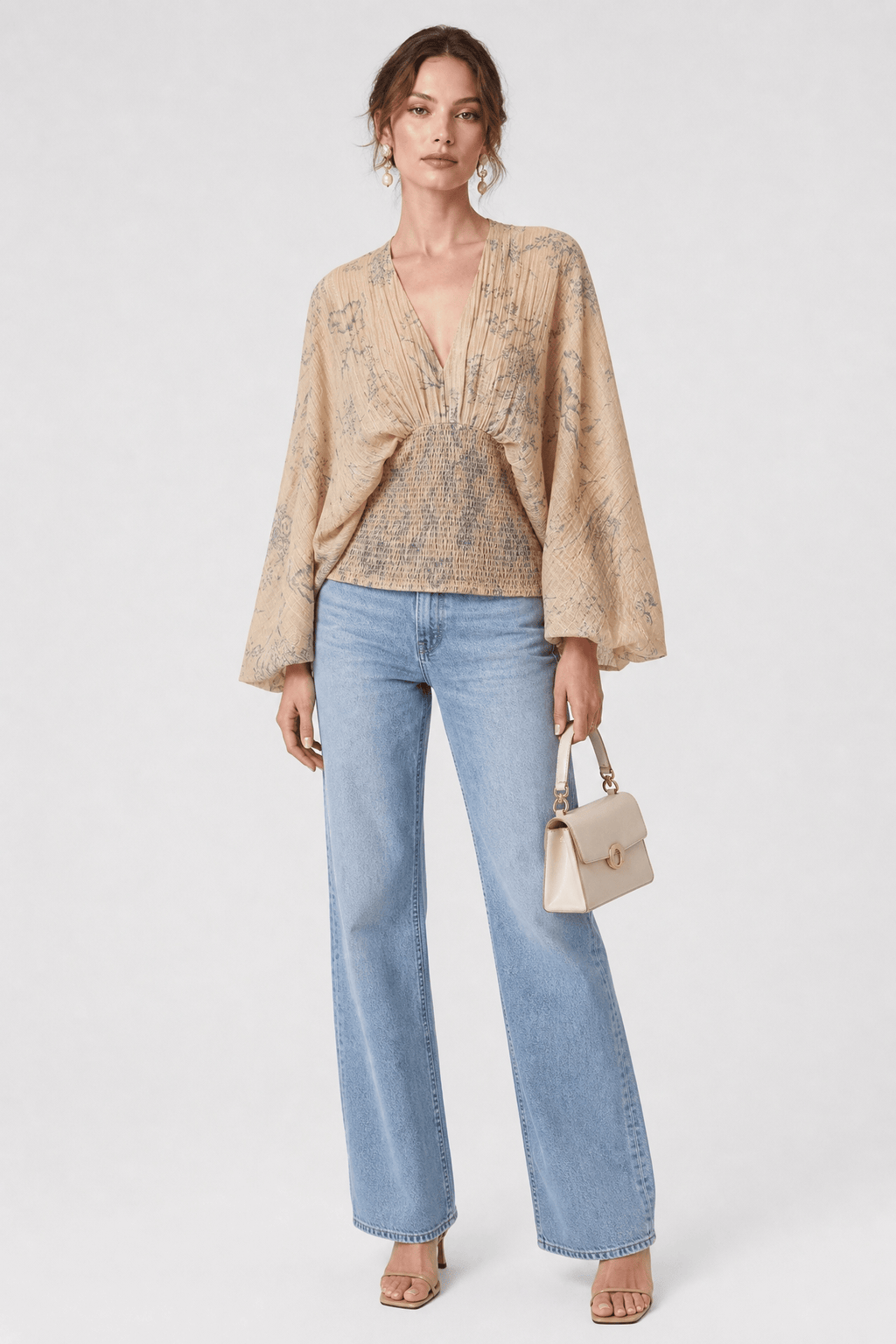 Cape Légère Femme Beige