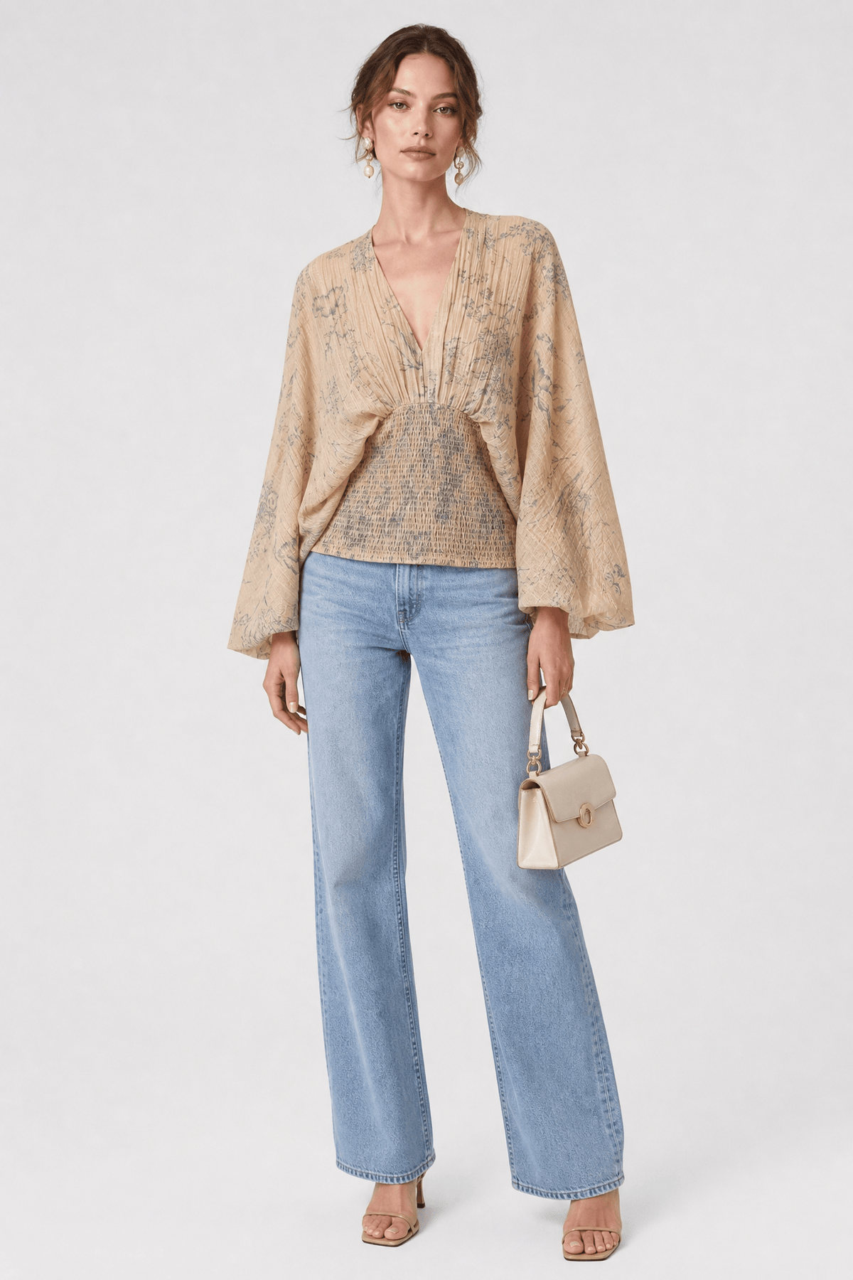 Cape Légère Femme Beige