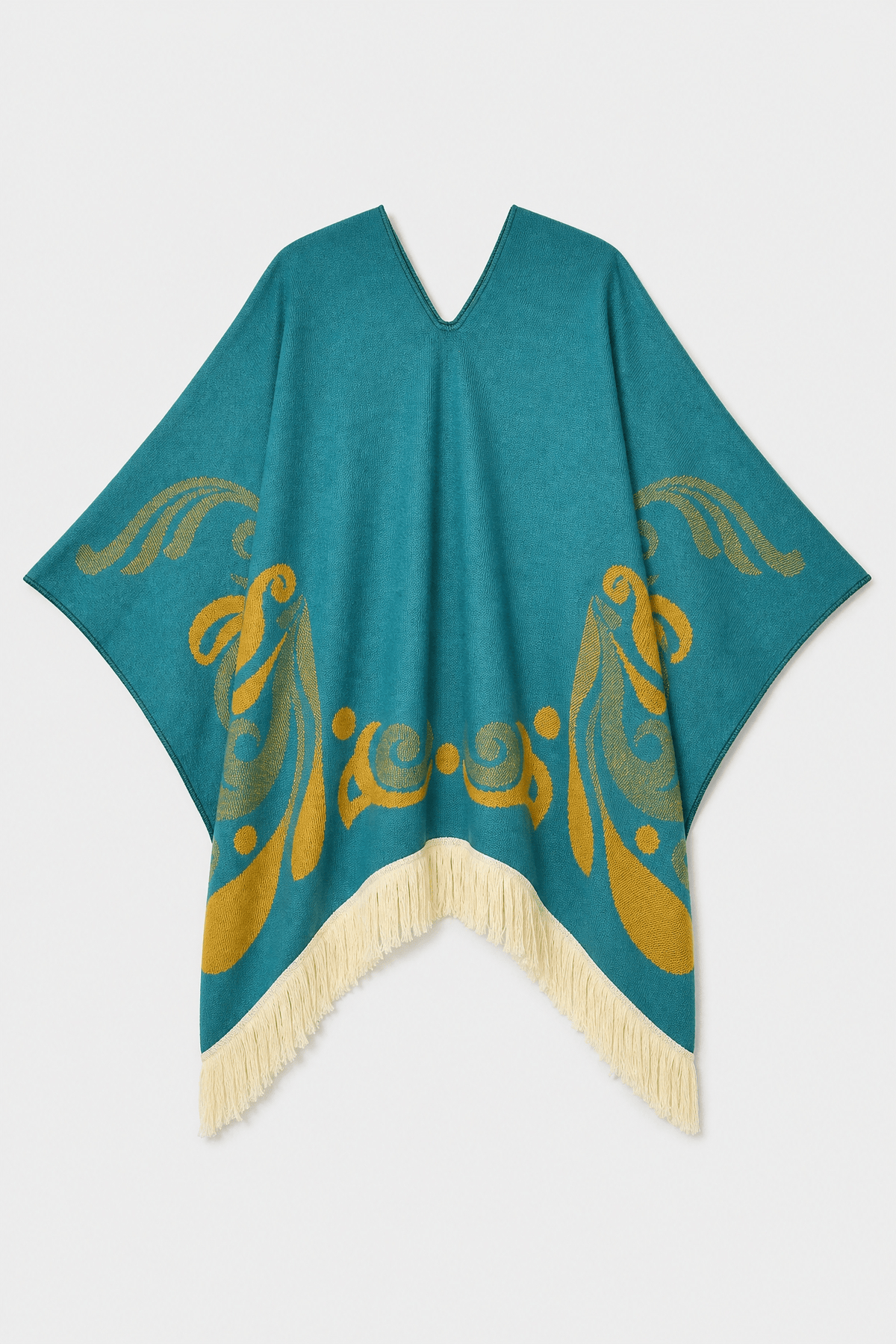 Cape Femme Verte Ethnique