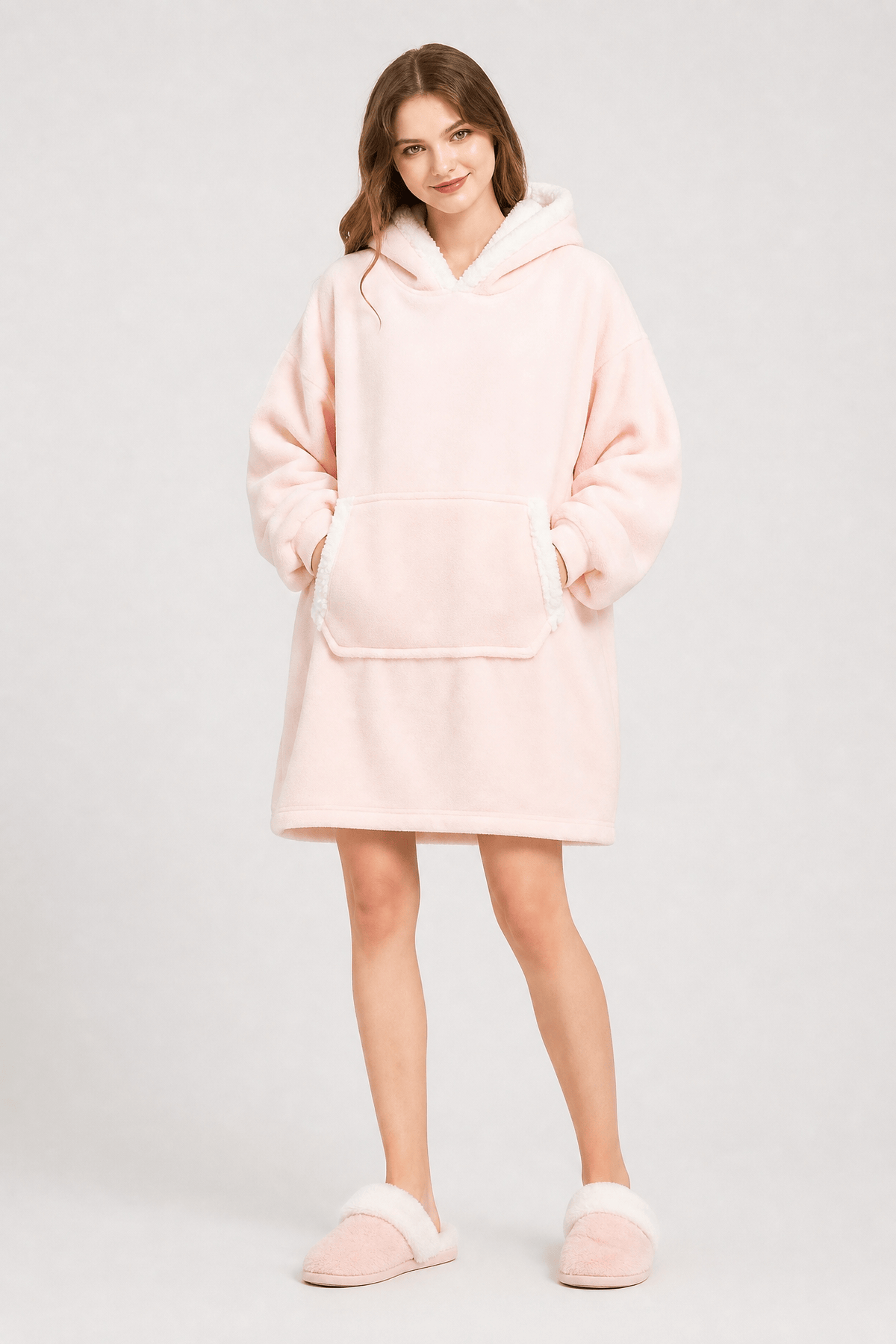Cape Cocooning Femme Rose