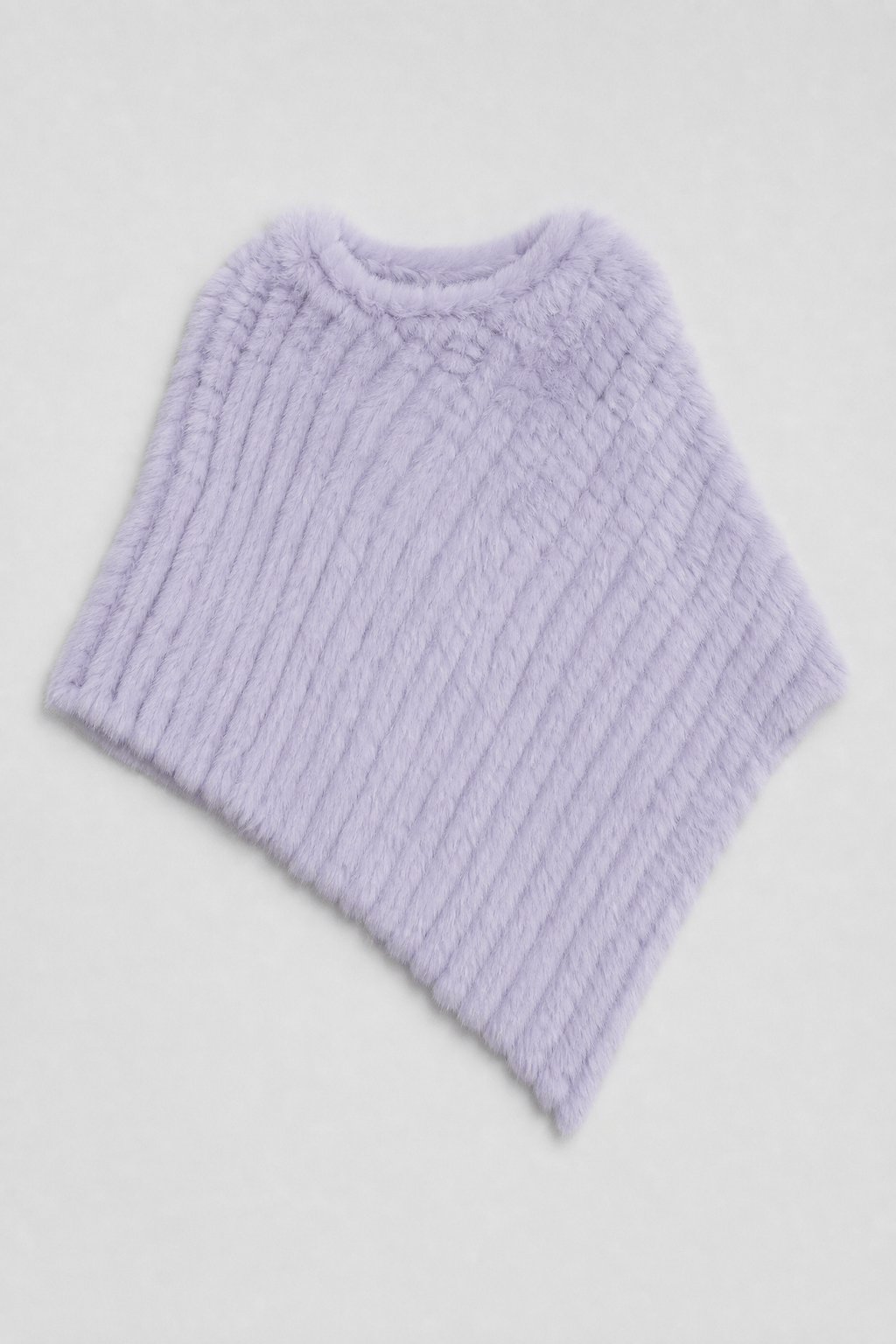 Cape Fourrure Femme Violette