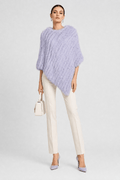 Cape Fourrure Femme Violette