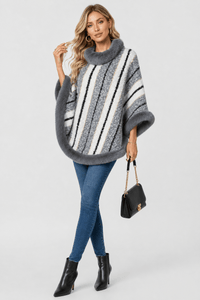 Cape Grande Taille Femme en Maille